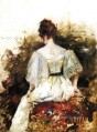 Portrait of a Woman The White Dress William Merritt Chase